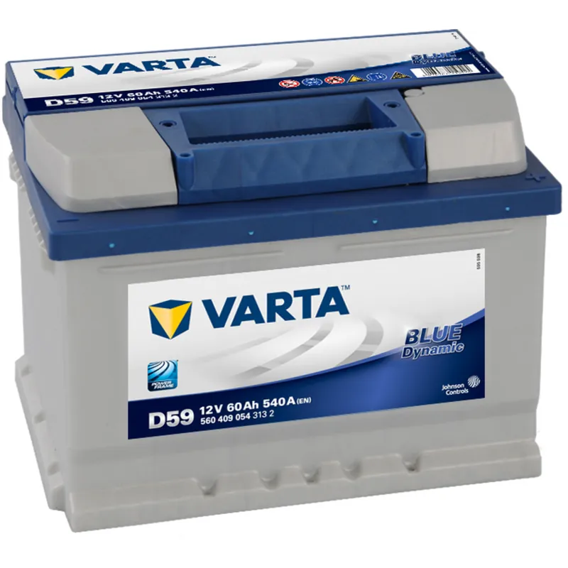 Precio Económico Batería Varta D59 Blue Dynamic. 12V - 60Ah/540A (EN) 560 409 054 313 2 Caja LB2 - Suscribirse al boletín