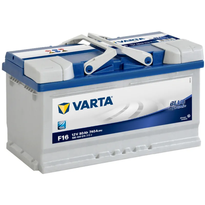 Batería Varta F16 Blue Dynamic. 12V - 80Ah/740A (EN) 580 400 074 313 2 Caja L4 - Suscribirse al boletín Venta Final