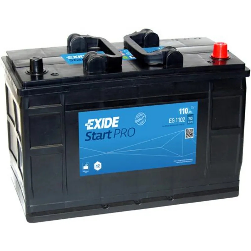 Batería Exide EG1102 Start Pro. 12V - 110Ah/720A (EN) Caja D02 - Suscribirse al boletín Rebajas
