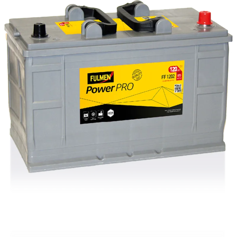Batería Fulmen FF1202 Camion. 12V - 120Ah/870A (EN) Caja LOT7 - Suscribirse al boletín Últimas Unidades