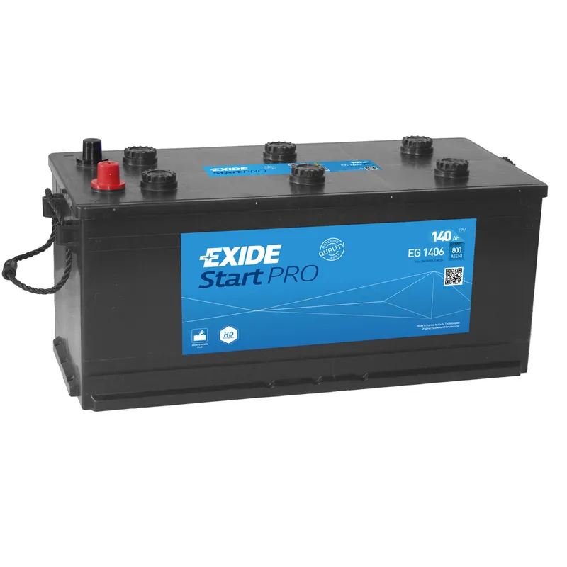 Batería Exide EG1406 Start Pro. 12V - 140Ah/800A (EN) (510x175x225mm) - Suscribirse al boletín Precio Bajo