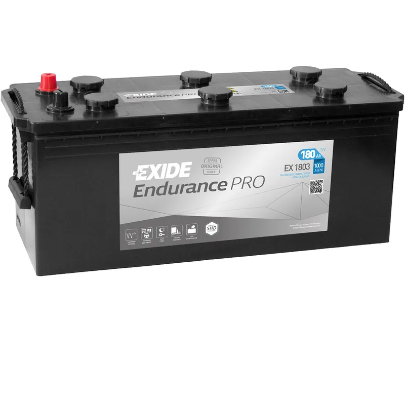 Batería Exide EX1803 Strong Pro. Tecnología EFB. 12V - 180Ah/1000A (EN) Caja B - Suscribirse al boletín Compra Hoy