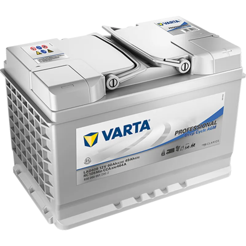 Promoción Batería Varta LAD60B Professional Dual Purpose. 12V - 60Ah/464A (EN) Caja L3 - Suscribirse al boletín