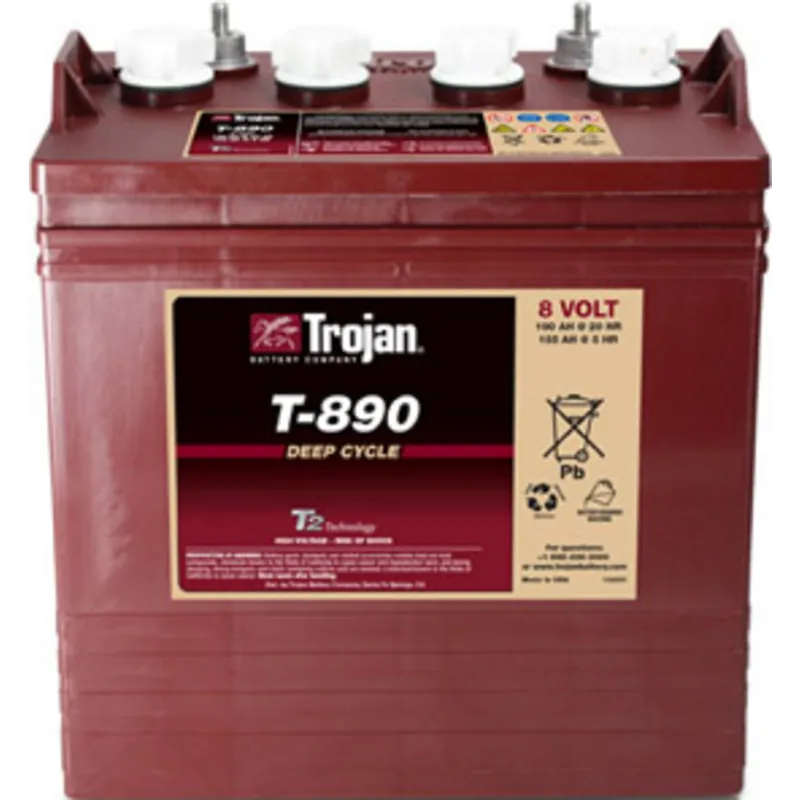 Garantía De Devolución De Dinero Batería Trojan T-890 8 Volt Deep-Cycle. 8V - 190Ah (259x179x283mm) - Suscribirse al boletín