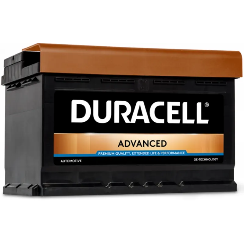 Devolución Gratuita Batería Duracell DA72 Advanced. 12V - 72Ah/670A (EN) Caja LB3 - Suscribirse al boletín