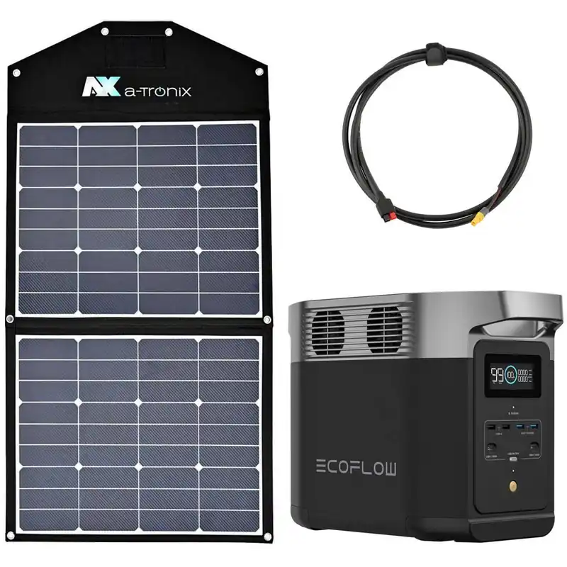 Alta Calidad Kit solar autoinstalable 90W Ecoflow Delta 2 1024Wh con panel solar portátil - Suscribirse al boletín