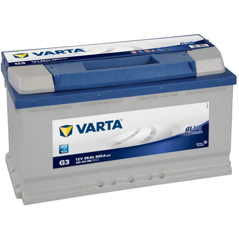 Batería Varta G3 Blue Dynamic. 12V - 95Ah/800A (EN) 595 402 080 313 2 Caja L5 - Suscribirse al boletín No Te Lo Pierdas