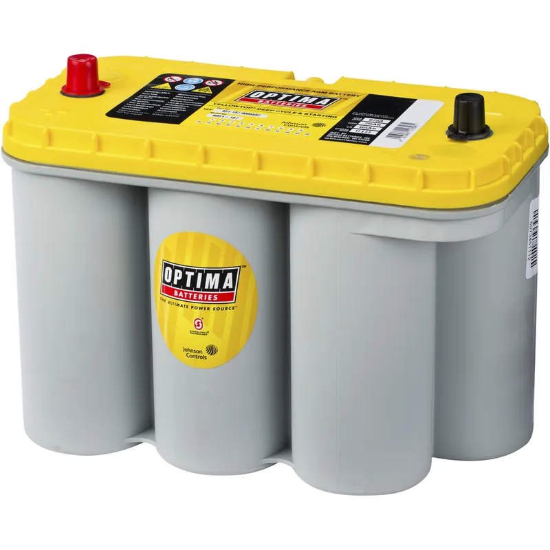 Batería Optima YTS-5.5 Yellowtop. Tecnología AGM. 12V - 75Ah/975A (EN) (325x158x218mm) - Suscribirse al boletín Popular
