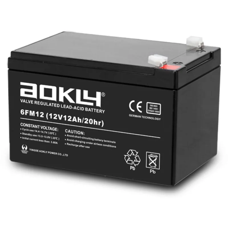 Entrega Rápida Batería Aokly 6FM12 Agm Vrla Battery. Tecnología AGM. 12V - 12Ah (152x100x97mm) - Suscribirse al boletín
