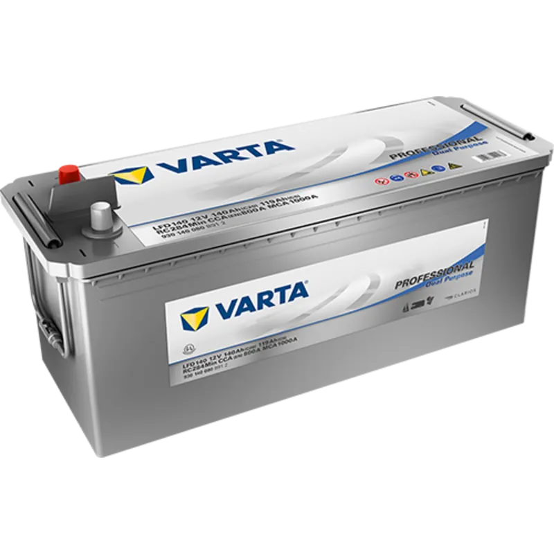 Stock Limitado Batería Varta LFD140 Professional Dual Purpose. 12V - 140Ah Caja A - Suscribirse al boletín
