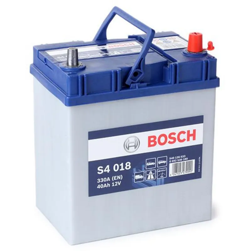 Batería Bosch S4018 S4. 12V - 40Ah/330A (EN) Caja B19 - Suscribirse al boletín Gran Oferta