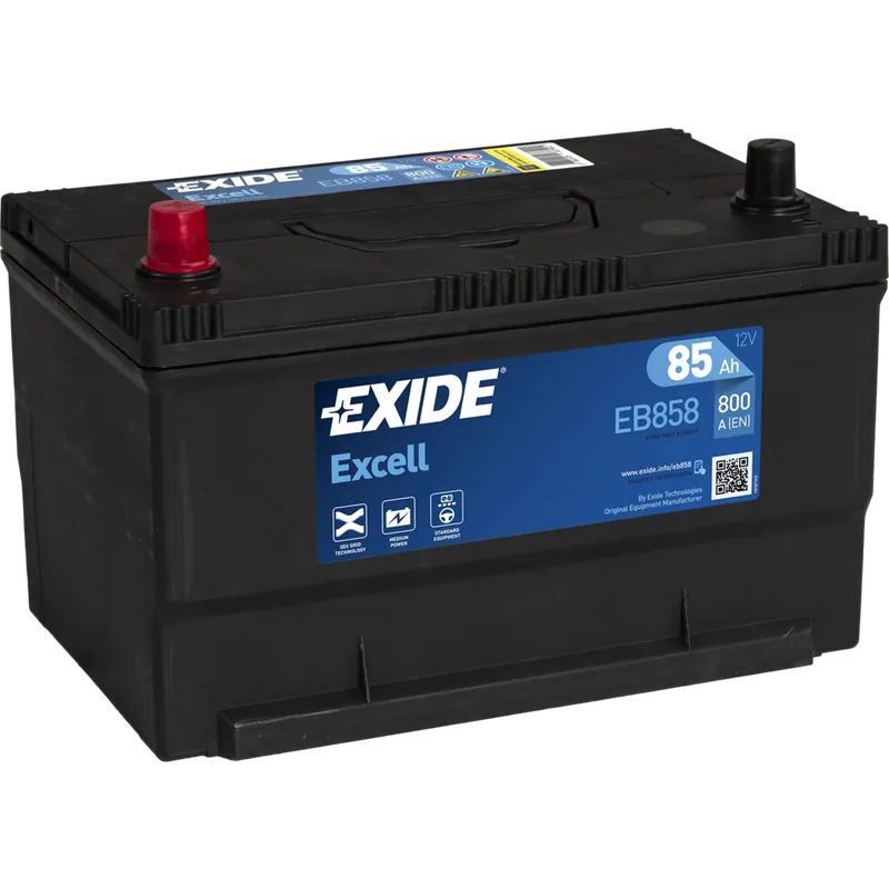 Promoción Exclusiva Batería Exide EB858 Excell. 12V - 85Ah/800A (EN) (306x192x192mm) - Suscribirse al boletín