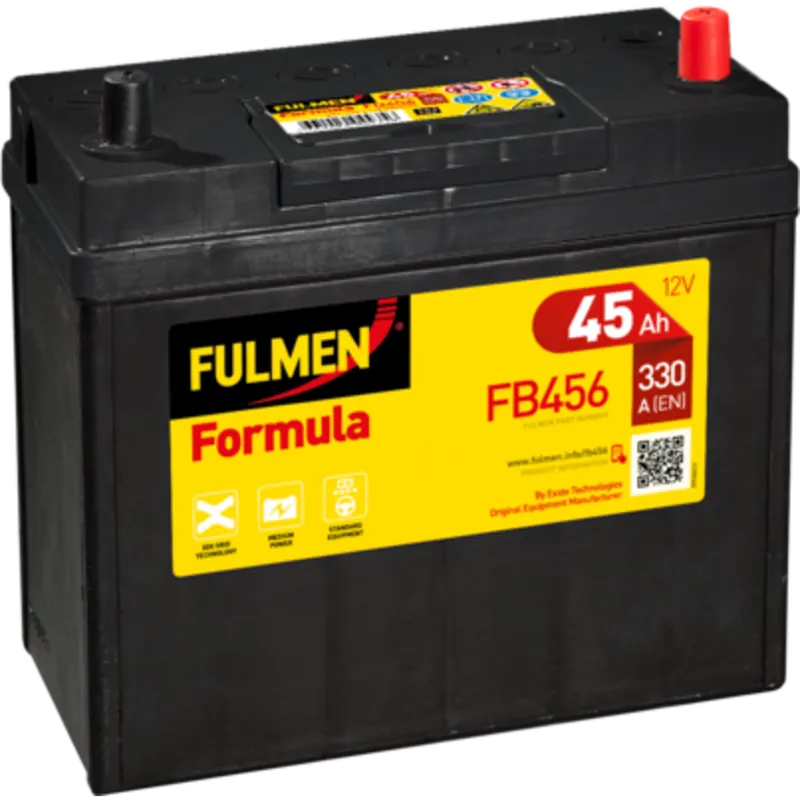 Precio Bajo Batería Fulmen FB456. 12V - 45Ah/330A (EN) Caja B24 - Suscribirse al boletín