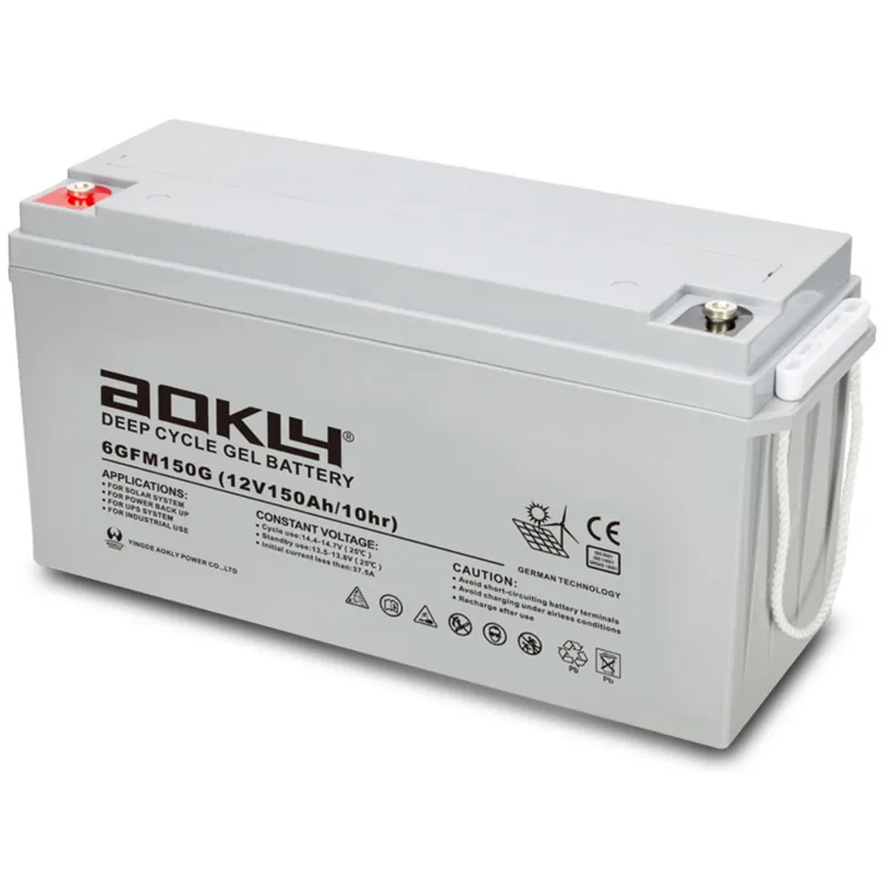 Batería Aokly 6GFM150G Gel Vrla. Tecnología GEL. 12V - 150Ah (483x170x240mm) - Suscribirse al boletín Precio Bajo