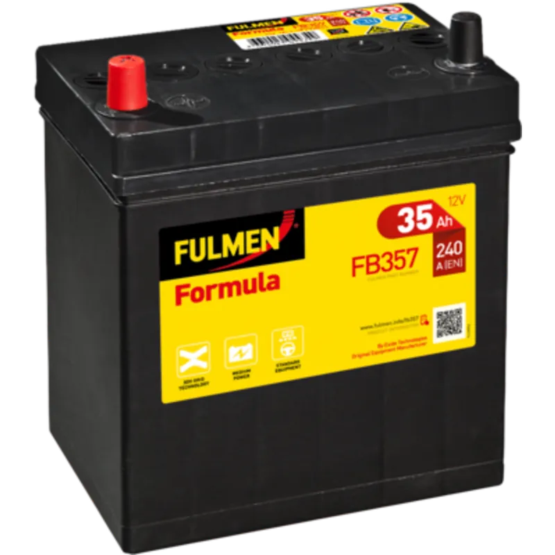 Batería Fulmen FB357. 12V - 35Ah/240A (EN) Caja B19 - Suscribirse al boletín Novedad