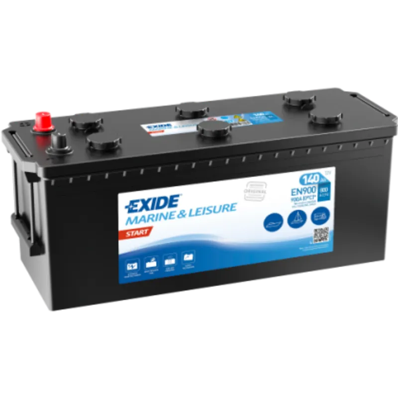 Devolución Gratuita Batería Exide EN900 Marina Start. 12V - 140Ah/800A (EN) Caja A - Suscribirse al boletín
