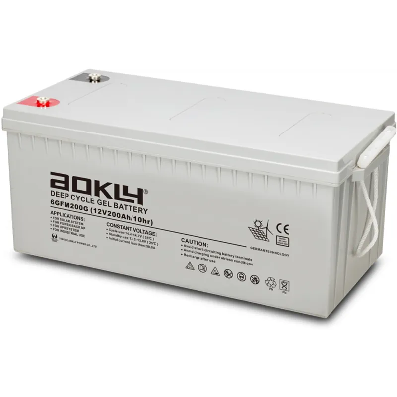 Batería Aokly 6GFM200G Gel Vrla. Tecnología GEL. 12V - 200Ah (522x240x218mm) - Suscribirse al boletín Precio De Oferta