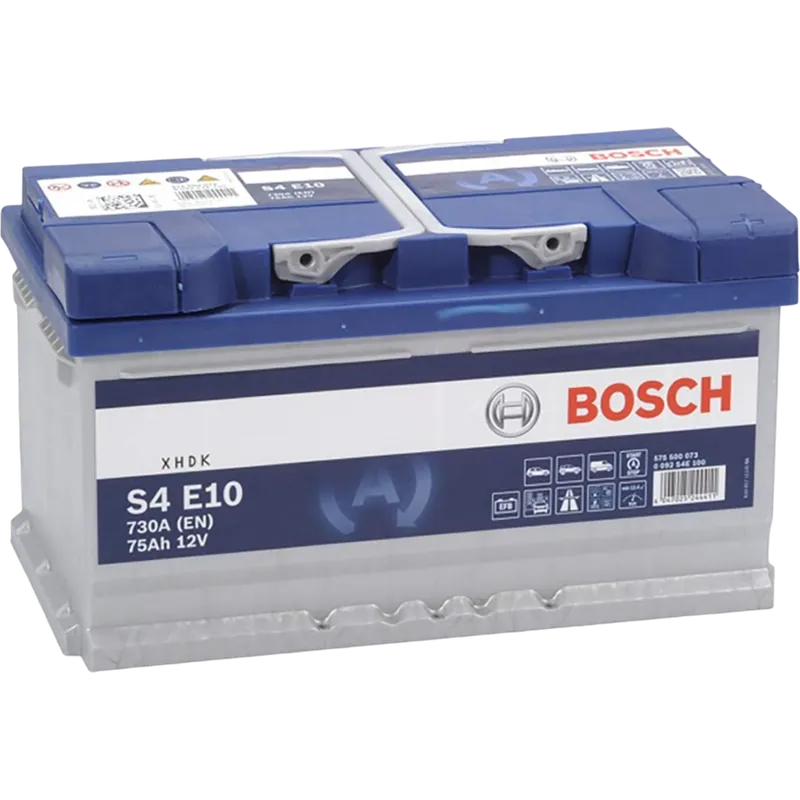 Batería Bosch S4E10 S4 - Efb. Tecnología EFB. 12V - 75Ah/730A (EN) Caja LB4 - Suscribirse al boletín Novedad