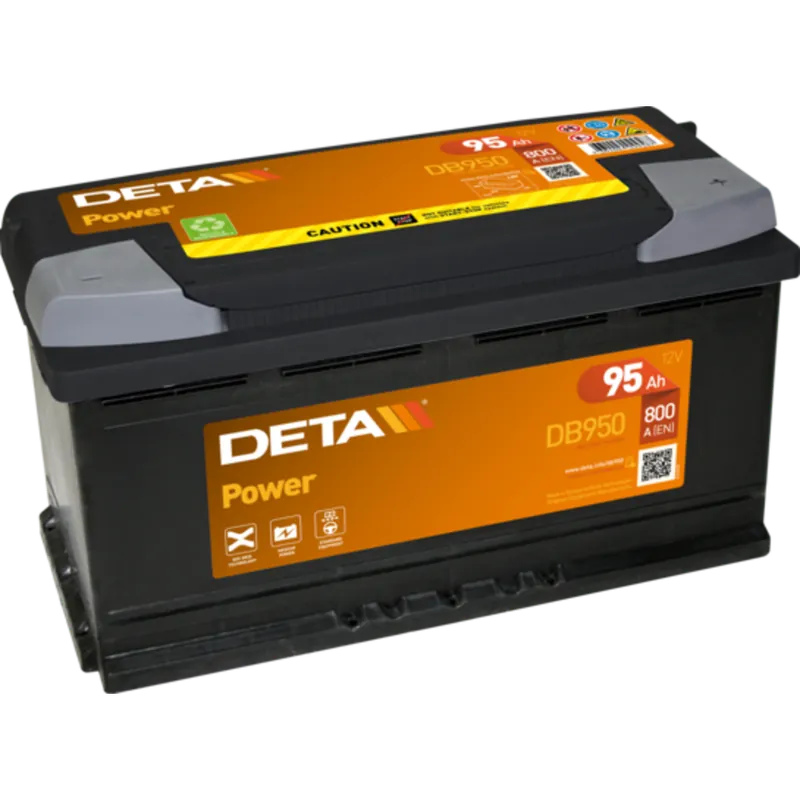 Batería Deta DB950 Power. 12V - 95Ah/800A (EN) Caja L5 - Suscribirse al boletín Oferta