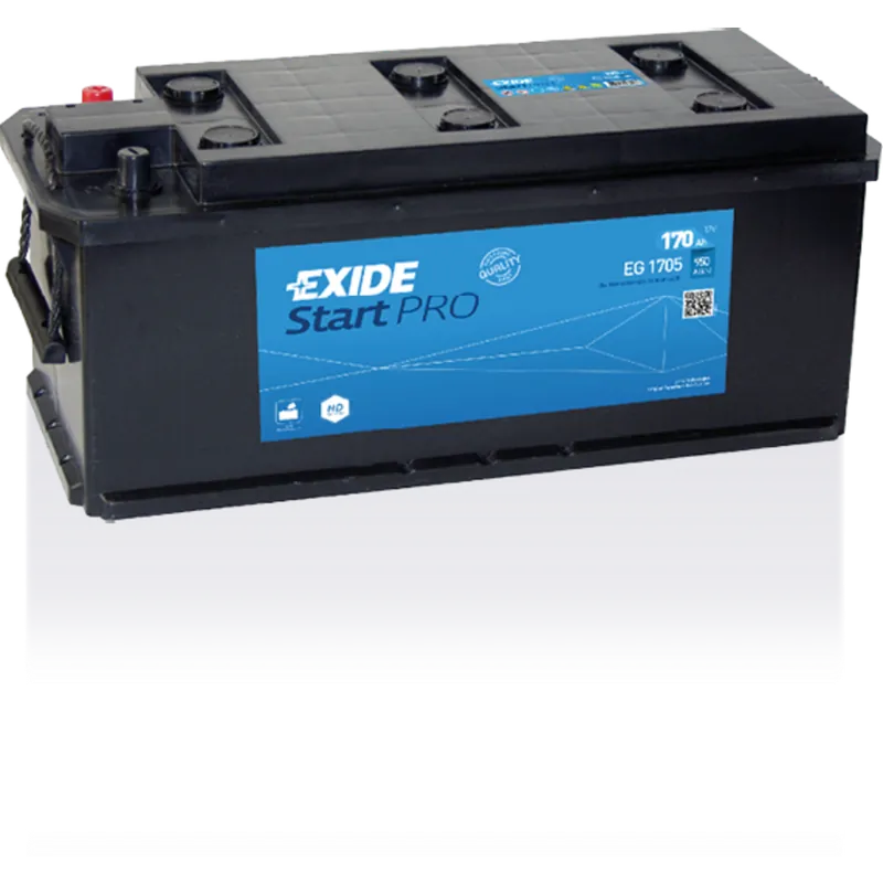 Batería Exide EG1705 Start Pro. 12V - 170Ah/950A (EN) (514x218x210mm) - Suscribirse al boletín Oferta