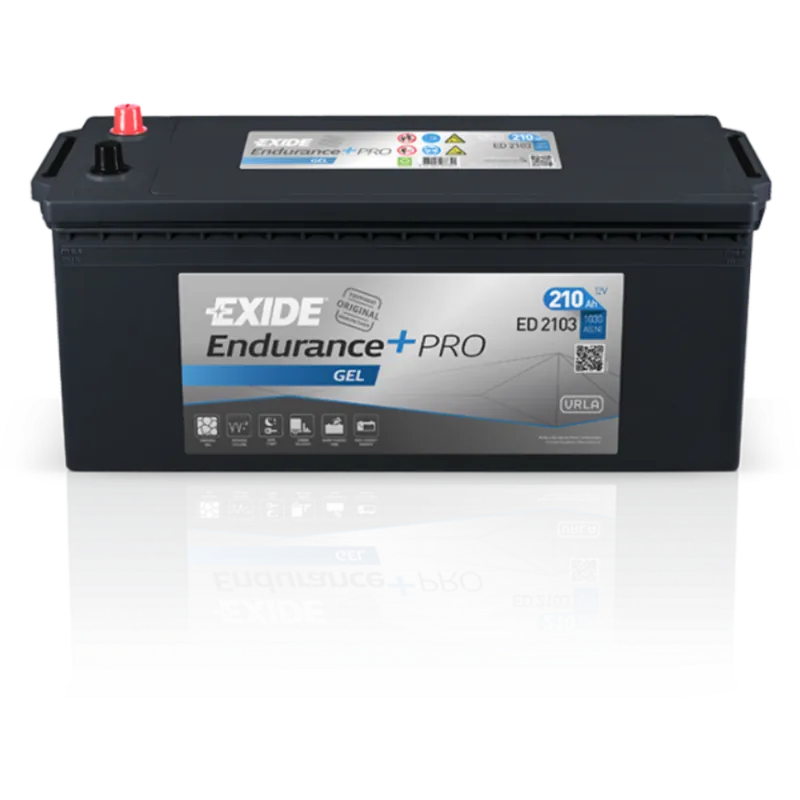 Batería Exide Endurance Pro Gel ED2103 12V 210Ah 1050A para Vehículos Exigentes - Suscribirse al boletín Rebajas