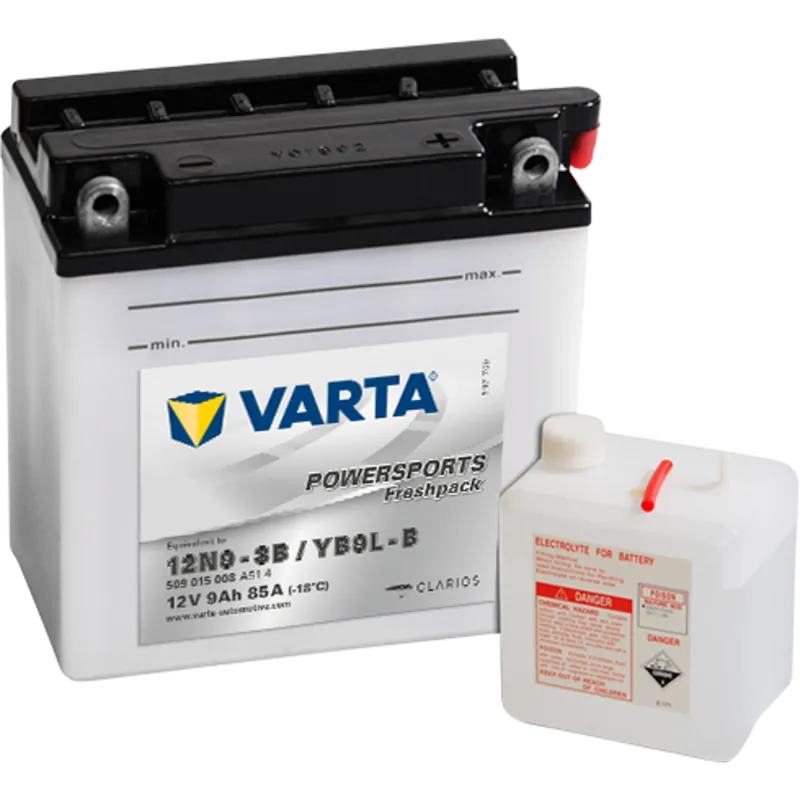 Oferta Limitada Batería VARTA YB9L-B 12V para motocicleta - Suscribirse al boletín