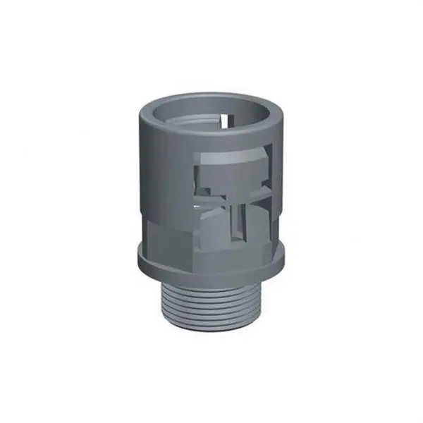 Entrega Rápida Racor REP recto de poliamida con rosca exterior para tubos flexibles de la gama Pemsaflex® LG-PA, ST-PA, RF-PA, RB-PA y RB-PU. PG48(DN48), en color Gris RAL 7011.