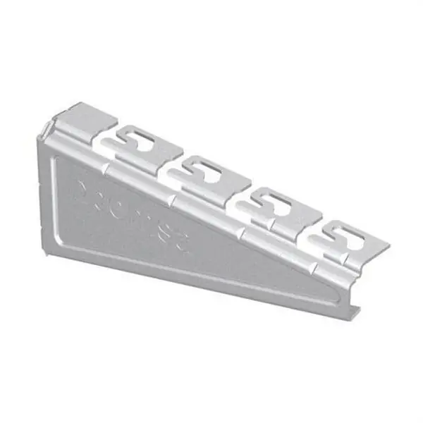 Pago Seguro Soporte reforzado RPLUS para bandejas Rejiband®, Pemsaband® y Megaband® de 500 mm de ancho, en acero, acabado sendzimir PG.