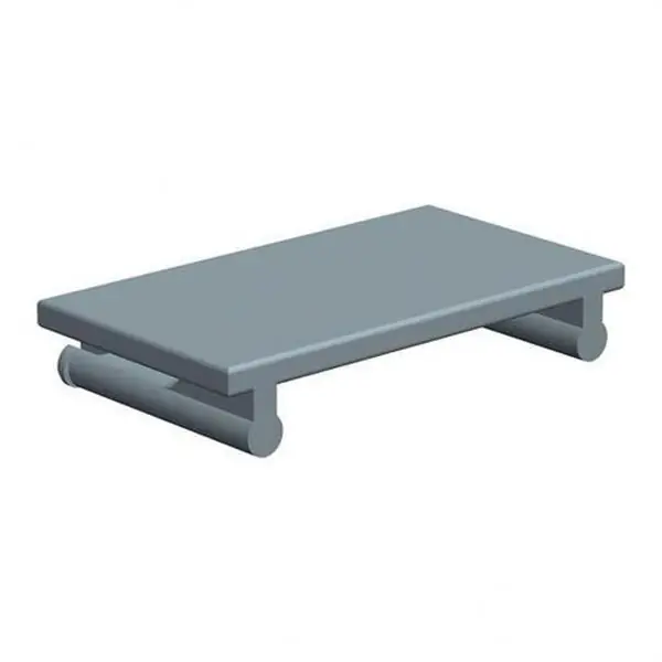 Imprescindible (Must-Have) Tapa para soporte de fijación de tubos flexibles de la gama Pemsaflex®, DN48 en color Negro RAL 9005.