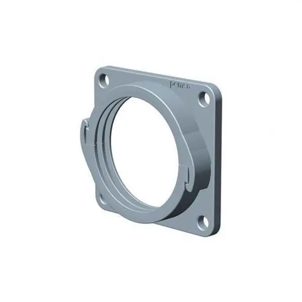 Ordenar Ahora Mismo Racor recto con anillo de fijación a superficie para tubos flexibles Macroflex®, DN52 en color Gris RAL 7011.