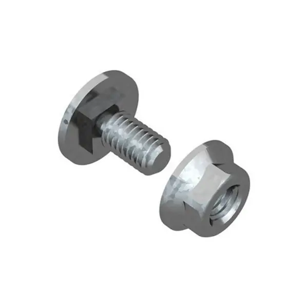 Envío Inmediato Kit unión para instalaciones de bandeja Pemsaband®, tornillo+tuerca M 6, en acero, acabado galvanizado caliente GC