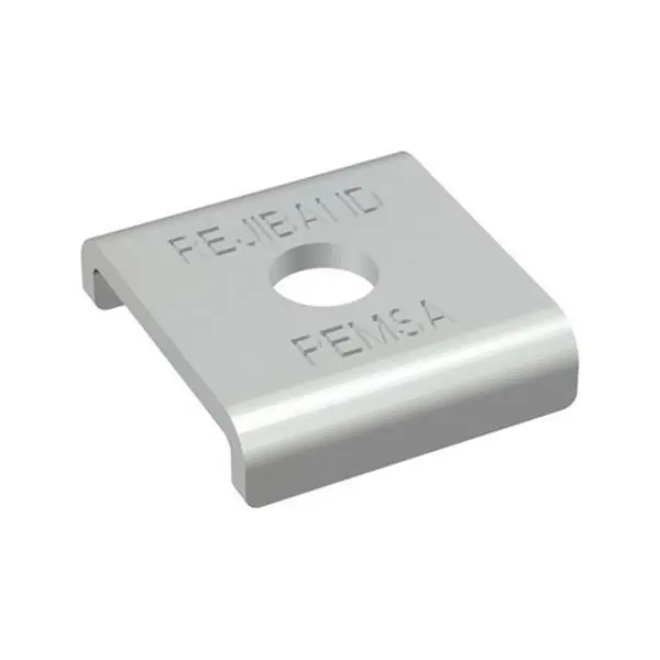 Placa unión para fijación de bandejas Rejiband, en acero, acabado electrocincado EZ Compra Hoy