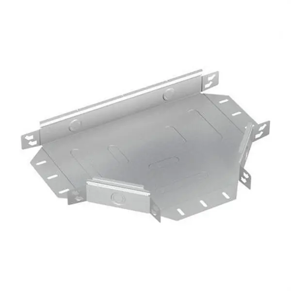 Favorito De Clientes Derivación en T Click para bandeja Pemsaband® e Inducanal®, de 60x200 mm, en acero, acabado sendzimir PG