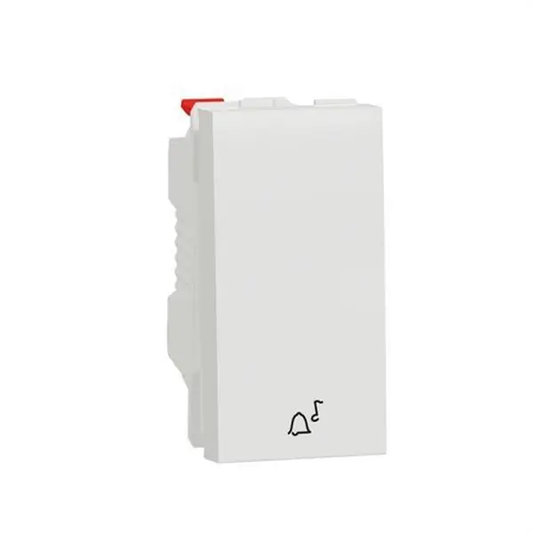 Pulsador 1 modulo símbolo timbre polar Económico