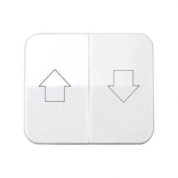 Tecla SIMON 75 para interruptor persiana blanco nieve Compra Ahora