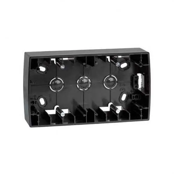 Últimas Unidades Caja superficie SIMON 82 con 2 elementos alta grafito