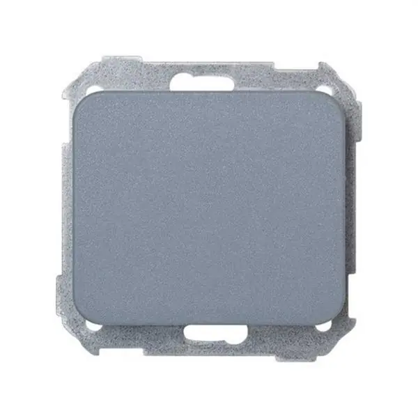 Última Versión Placa ciega SIMON 75 gris