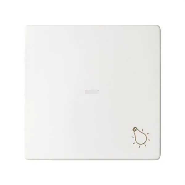 Tecla SIMON 82 con visor y grabado luz mecanismo SIMON 77 blanco mate Mejor Precio