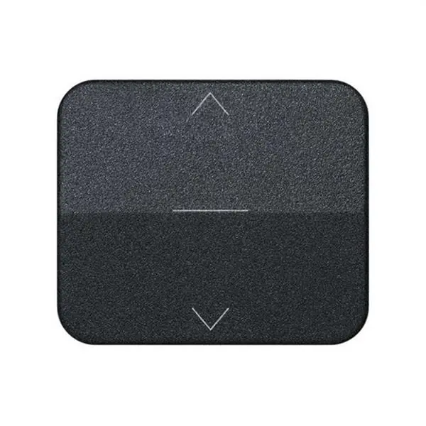 Tecla persiana SIMON 75 con 3 posiciones 1-0-2 grafito Imprescindible (Must-Have)