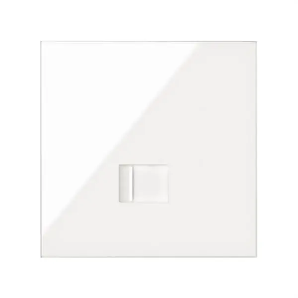 Venta Final Kit frontal SIMON 100 con 1 elemento+1 toma RJ45 blanco brillante