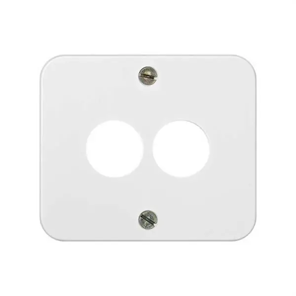 Adaptador SIMON 75 para altavoz estéreo blanco nieve Oferta