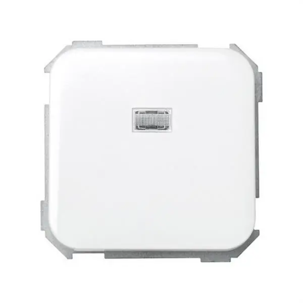 Última Oportunidad Conmutador SIMON 31 con indicador luminoso blanco nieve