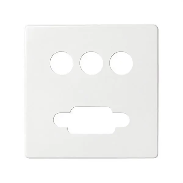 Últimas Unidades Placa SIMON 82 para conector VGA+3RCA blanco