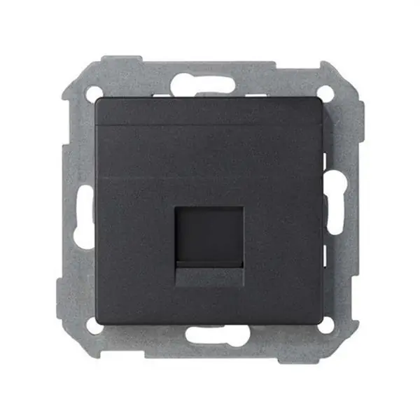 Última Versión Adaptador Simon 82 con 1 conector RJ-AVAYA en grafito