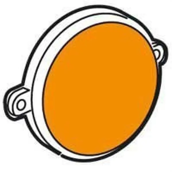 Última Versión PILOTO BALIZA ALUMINIO ZOCALO DIFERENCIAL NARANJA GALEA