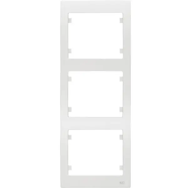 Alta Calidad Marco 3 elementos vertical serie Iris en blanco