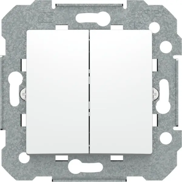 Envío Exprés Conmutador doble con garras serie Viva en blanco