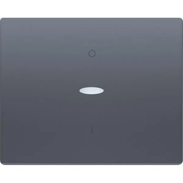 Marca Reconocida Tecla interruptor bipolar señalización serie Iris en acero neptuno