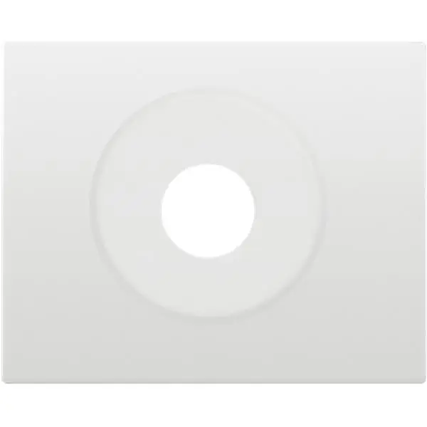 Certificado Tapa toma altavoz interruptor llave de la serie Iris en blanco