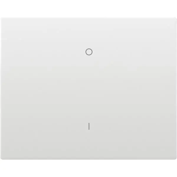 Devolución Gratuita Tecla interruptor bipolar serie Iris en blanco